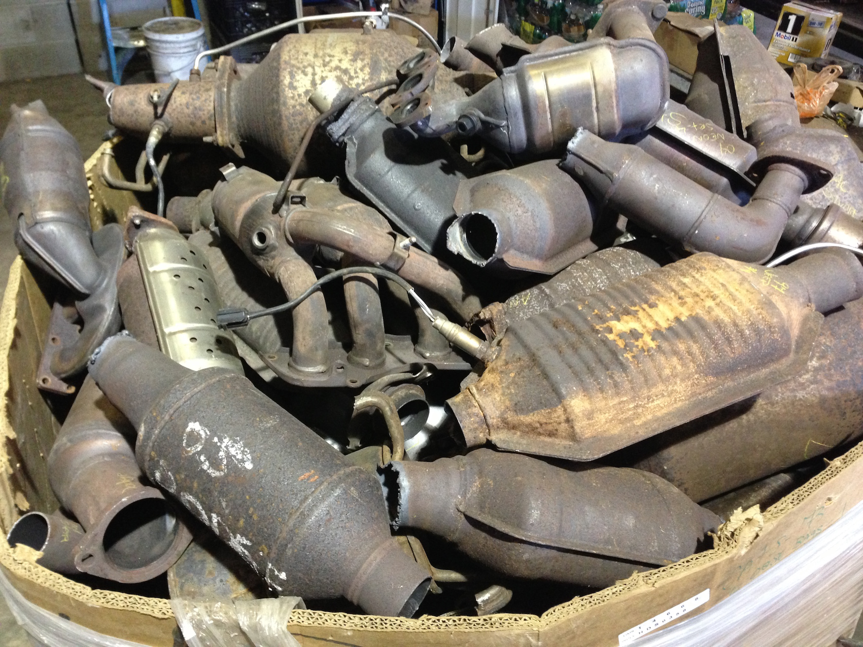 Catalytic converters stolen by criminal gangs